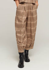 JUSTBRAZIL-TROUSERS-VIRADOURO BEIGE KARO TROUSERS-JUST BRAZIL