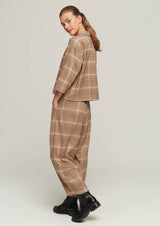 JUSTBRAZIL-TROUSERS-VIRADOURO BEIGE KARO TROUSERS-JUST BRAZIL