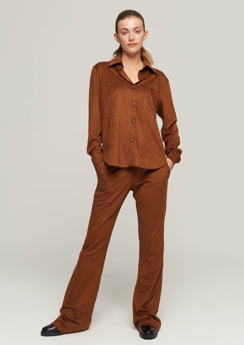 Gabriel Chocolate Skin Trousers
