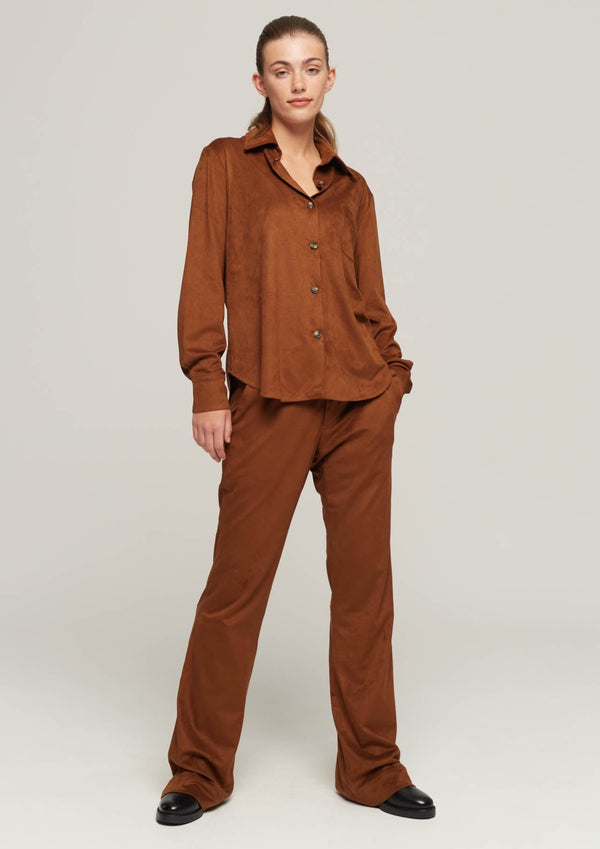 Gabriel Chocolate Skin Trousers