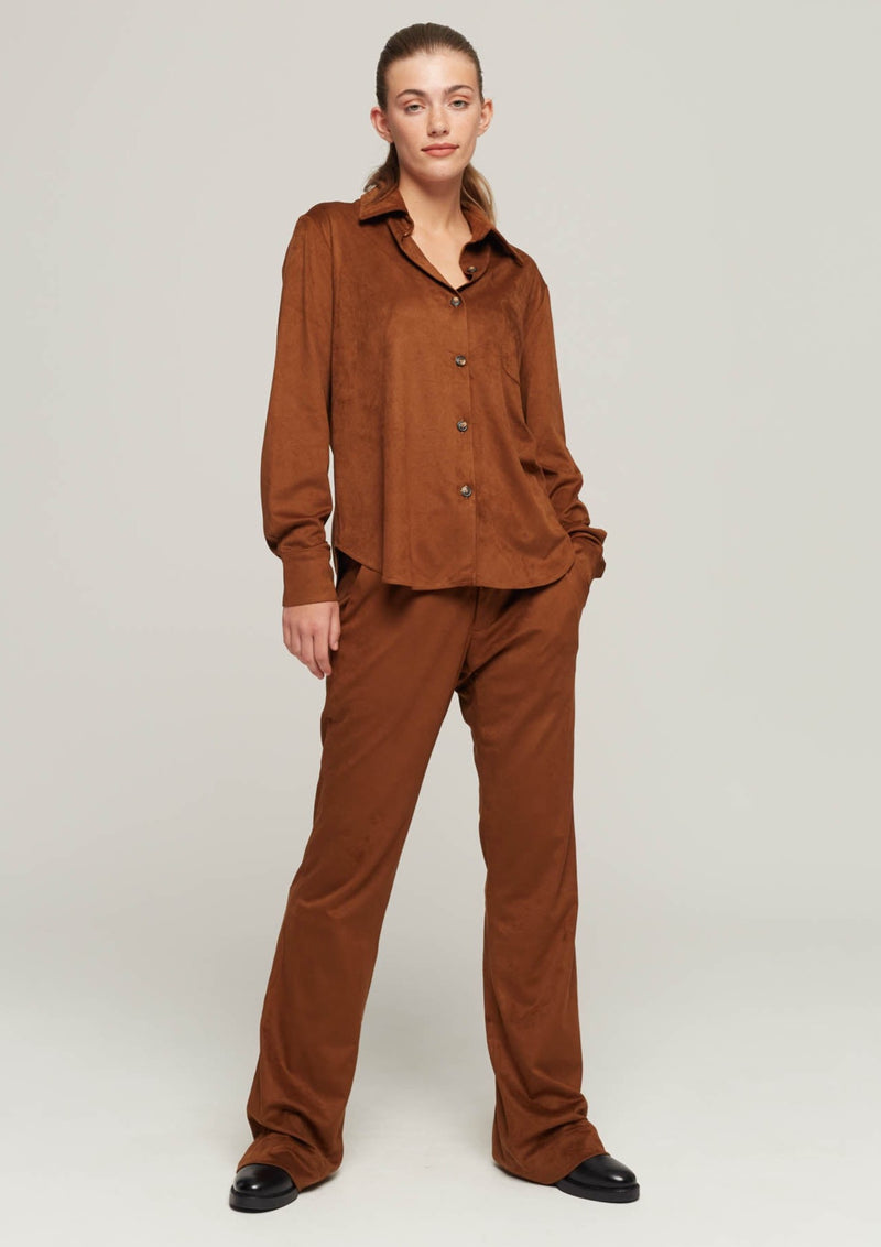 Gabriel Chocolate Skin Trousers