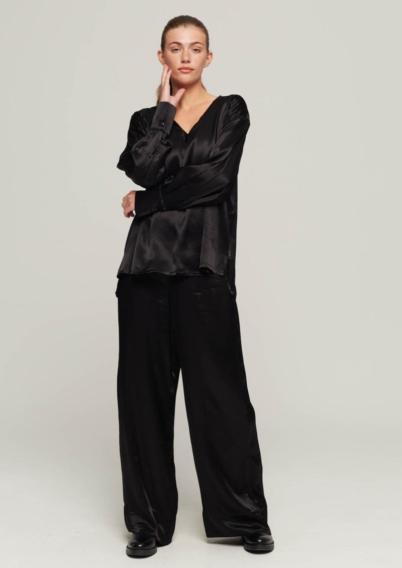 MILLA-TROUSERS-SANDRA BLACK TROUSERS-JUST BRAZIL