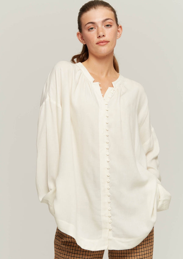 MILLA-BLOUSE-KYLIA WHITE BLOUSE-JUST BRAZIL