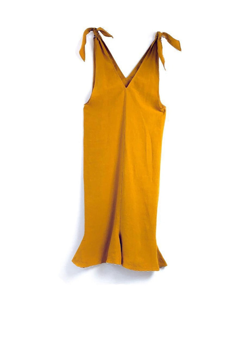 LA VIE MUSTARD DRESS - JUSTBRAZIL