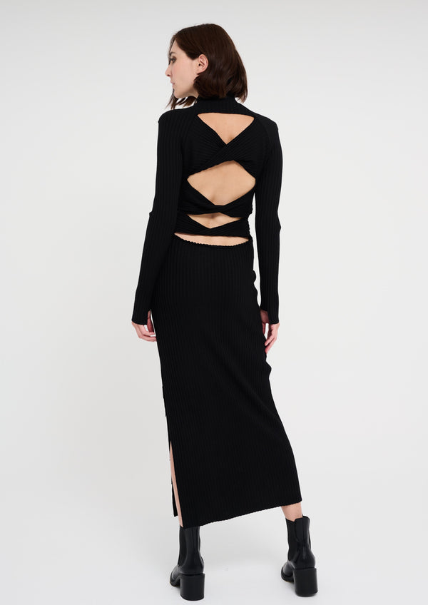 ZOYA-DRESS-MELINA BLACK DRESS-JUST BRAZIL