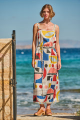 AnnieP-Elpida Bauhaus White Dress-Justbrazil