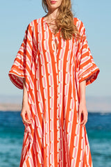 Annie P-Aelia Candybag Orange Dress-Justbrazil