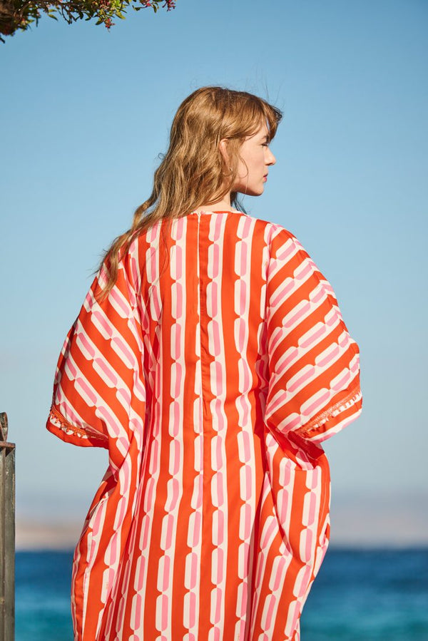 Annie P-Aelia Candybag Orange Dress-Justbrazil