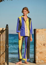 Annie P-Pajama Liquid Multi Long Bottom-Justbrazil