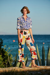 Annie P-Serafina Ornaments White Shirt-Justbrazil