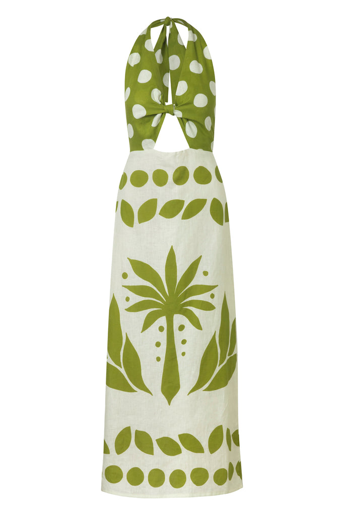 Cala de la Cruz-Eli Amalficream Dress-Justbrazil