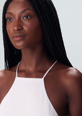 Osklen-Macacão Linen White-JustBrazil