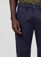 OSKLEN-PANTS-OSKLEN MEN COMFORT PAPER TAILORED BLUE PANTS-JUST BRAZIL