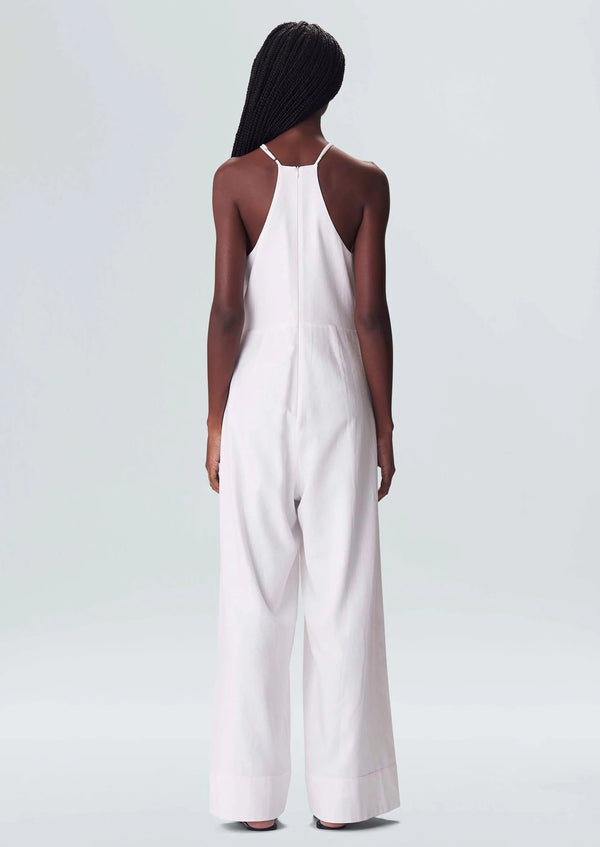 Osklen-Macacão Linen White-JustBrazil