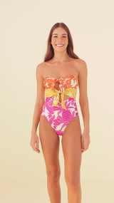 Tropical Woodcut One Piece