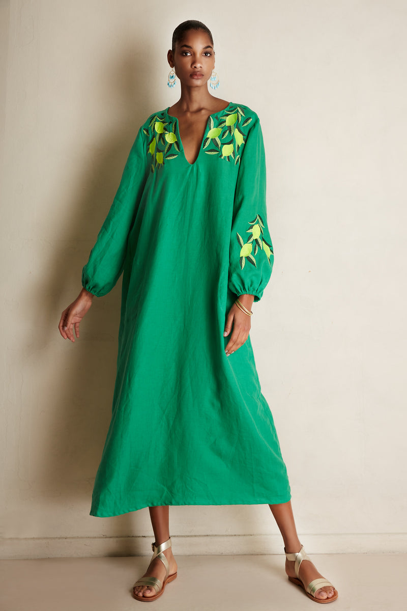 Yiorgos Koulasidis-Fluo Lemon Green-Dress-Justbrazil