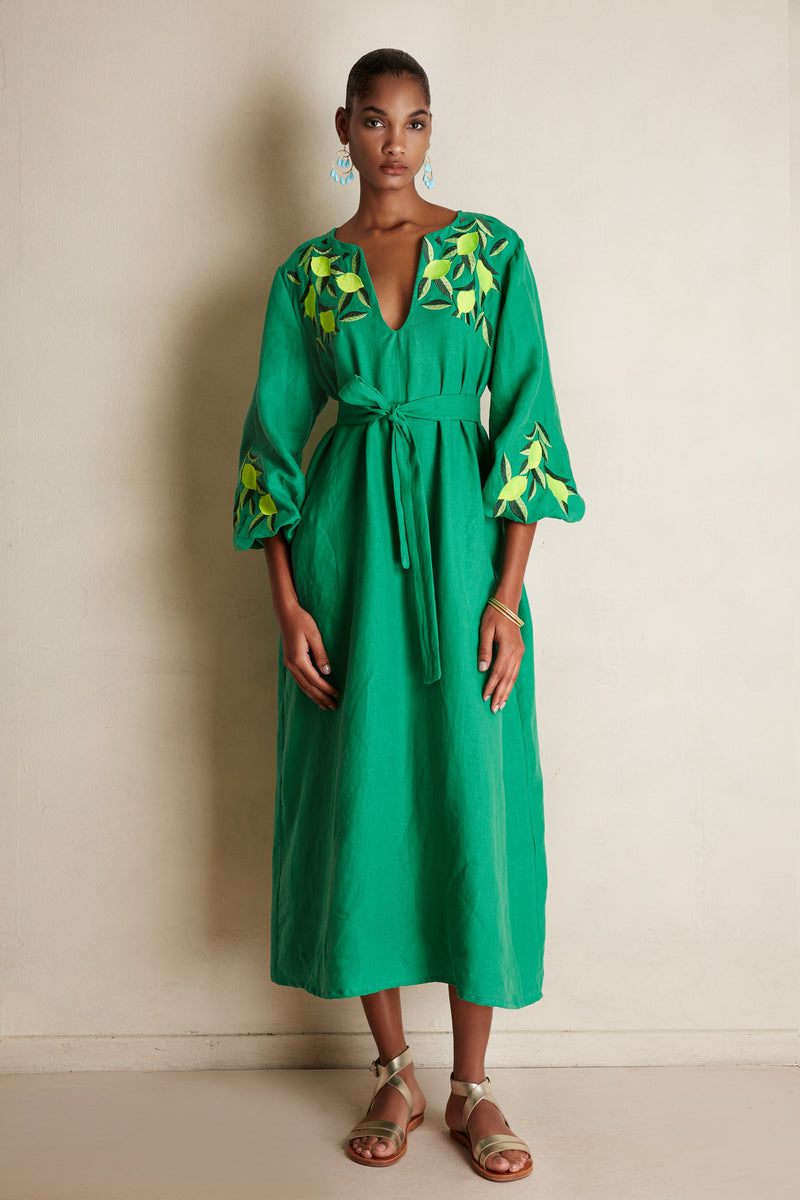Yiorgos Koulasidis-Fluo Lemon Green-Dress-Justbrazil