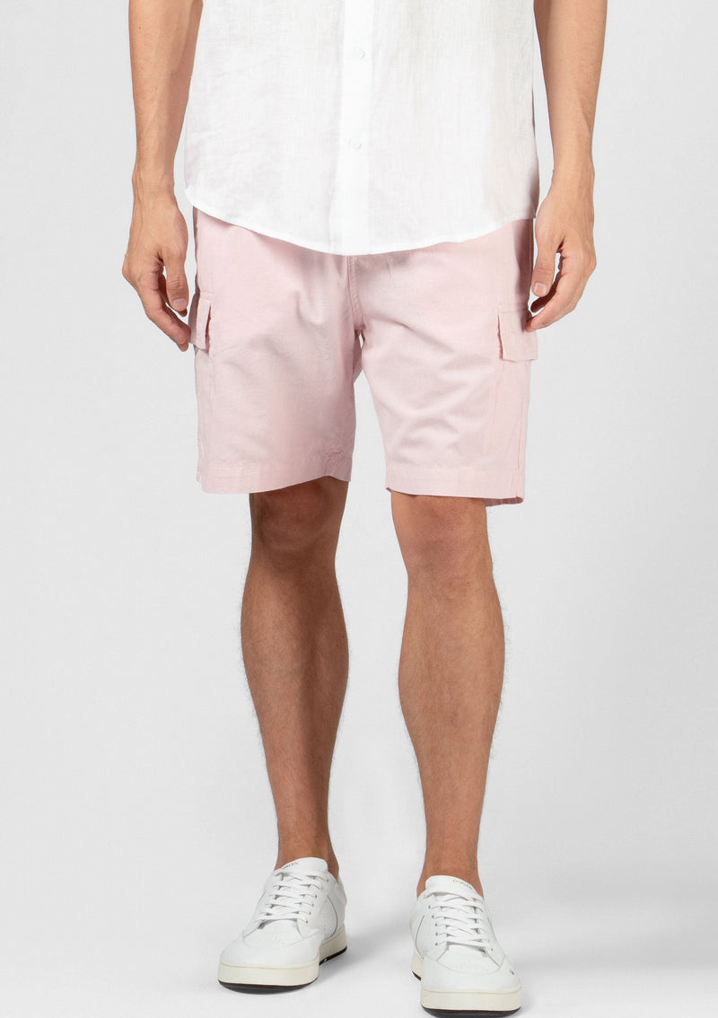 OSKLEN SS22-BERMUDA MASCULINA CARGO COTTON LINEN-JUSTBRAZIL