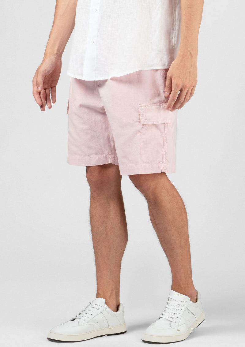 OSKLEN SS22-BERMUDA MASCULINA CARGO COTTON LINEN-JUSTBRAZIL