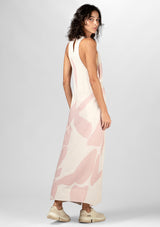 OSKLEN SS22-GESTURES ROSE LONGUI DRESS-JUSTBRAZIL