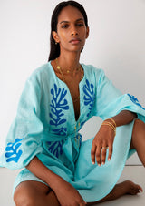 KOULASIDIS SS22-MATISSE BLUE DRESS-JUSTRAZIL