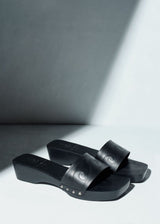 Vachetta Clog Wave Black