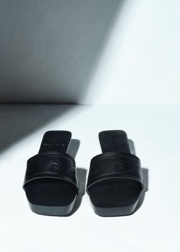 Vachetta Clog Wave Black