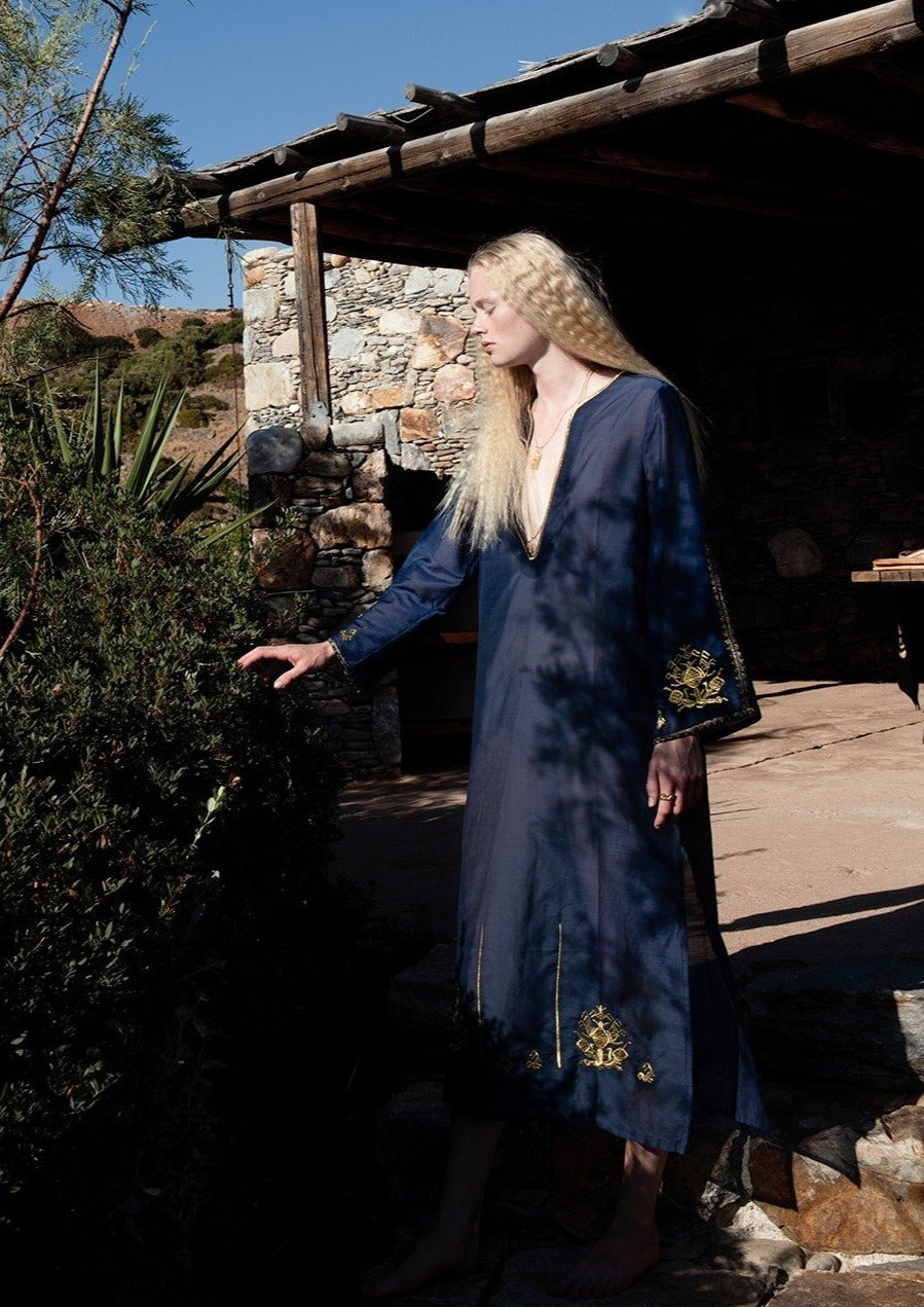 TRIKERI BLUE KAFTAN