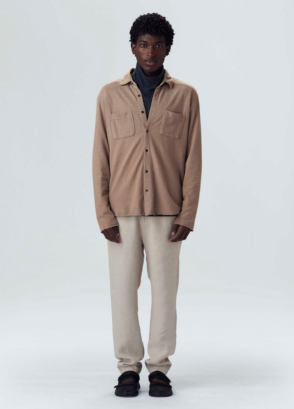 Osklen-Calca Alfaiataria Natural Linen Classic Pants-Justbrazil