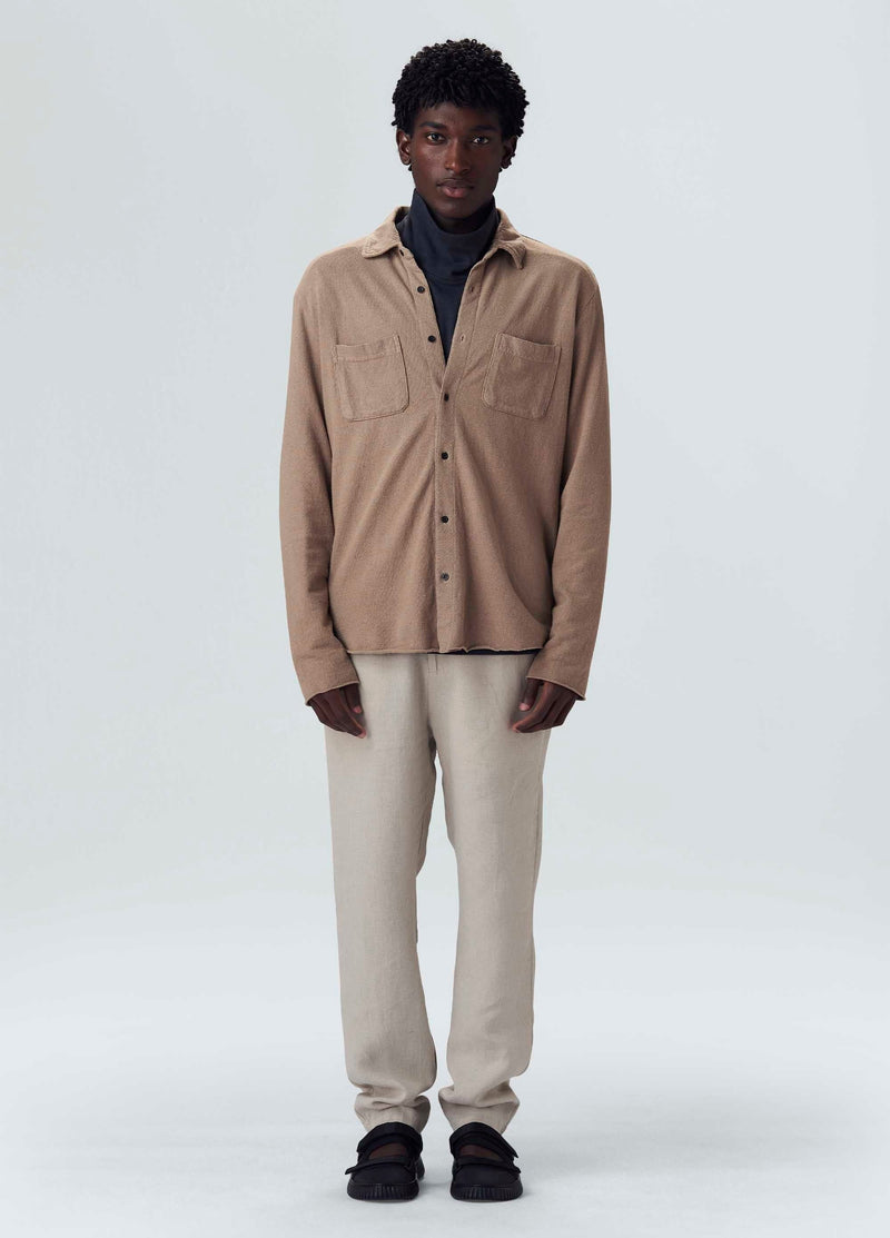 Osklen-Calca Alfaiataria Natural Linen Classic Pants-Justbrazil