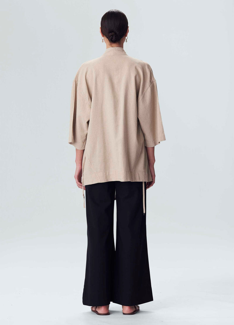 Osklen-Natural Linen Kimono-Justbrazil