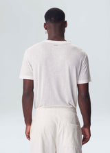T-Shirt Light Linen Flor Tagete Off White