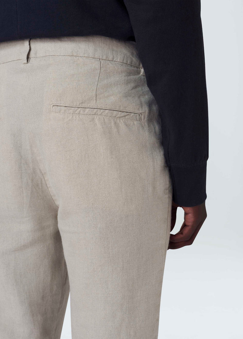 Osklen-Calca Alfaiataria Natural Linen Classic Pants-Justbrazil