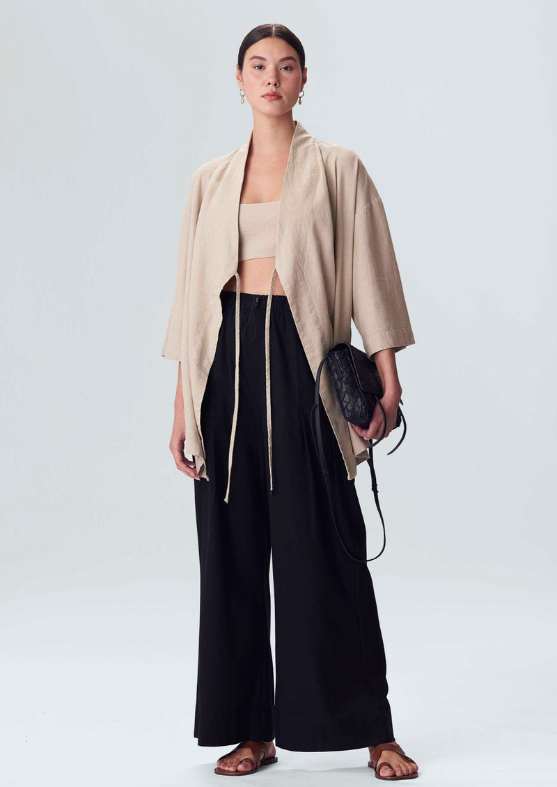 Osklen-Natural Linen Kimono-Justbrazil