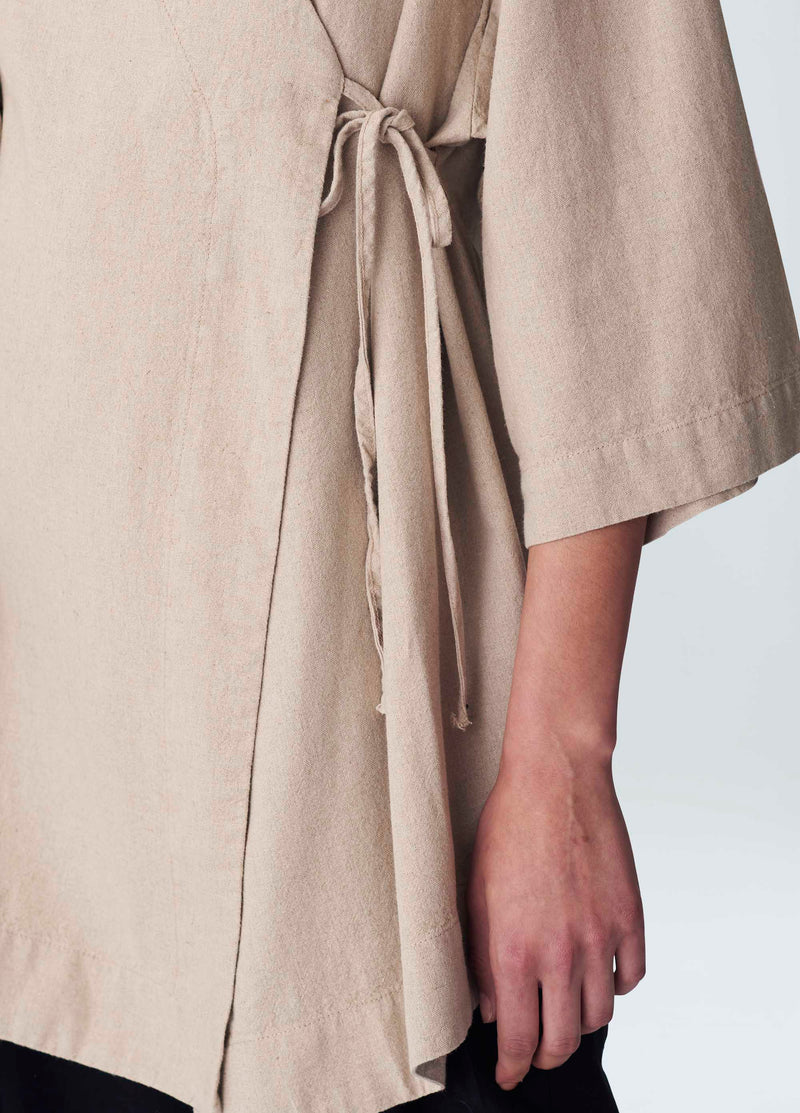 Osklen-Natural Linen Kimono-Justbrazil
