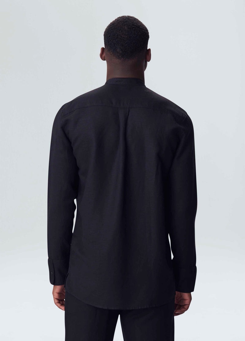 Osklen-Camisa Black Bata Underlayer-Justbrazil