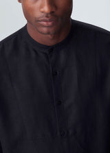 Osklen-Camisa Black Bata Underlayer-Justbrazil
