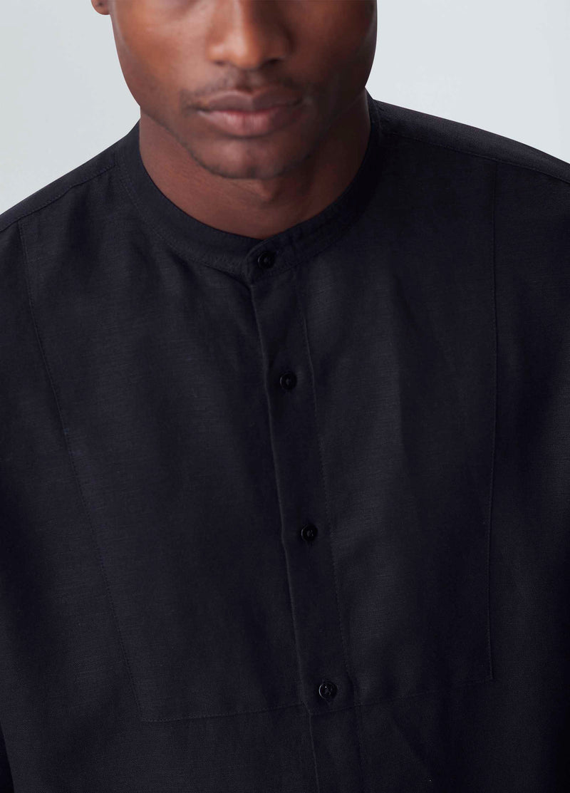 Osklen-Camisa Black Bata Underlayer-Justbrazil