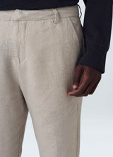 Osklen-Calca Alfaiataria Natural Linen Classic Pants-Justbrazil