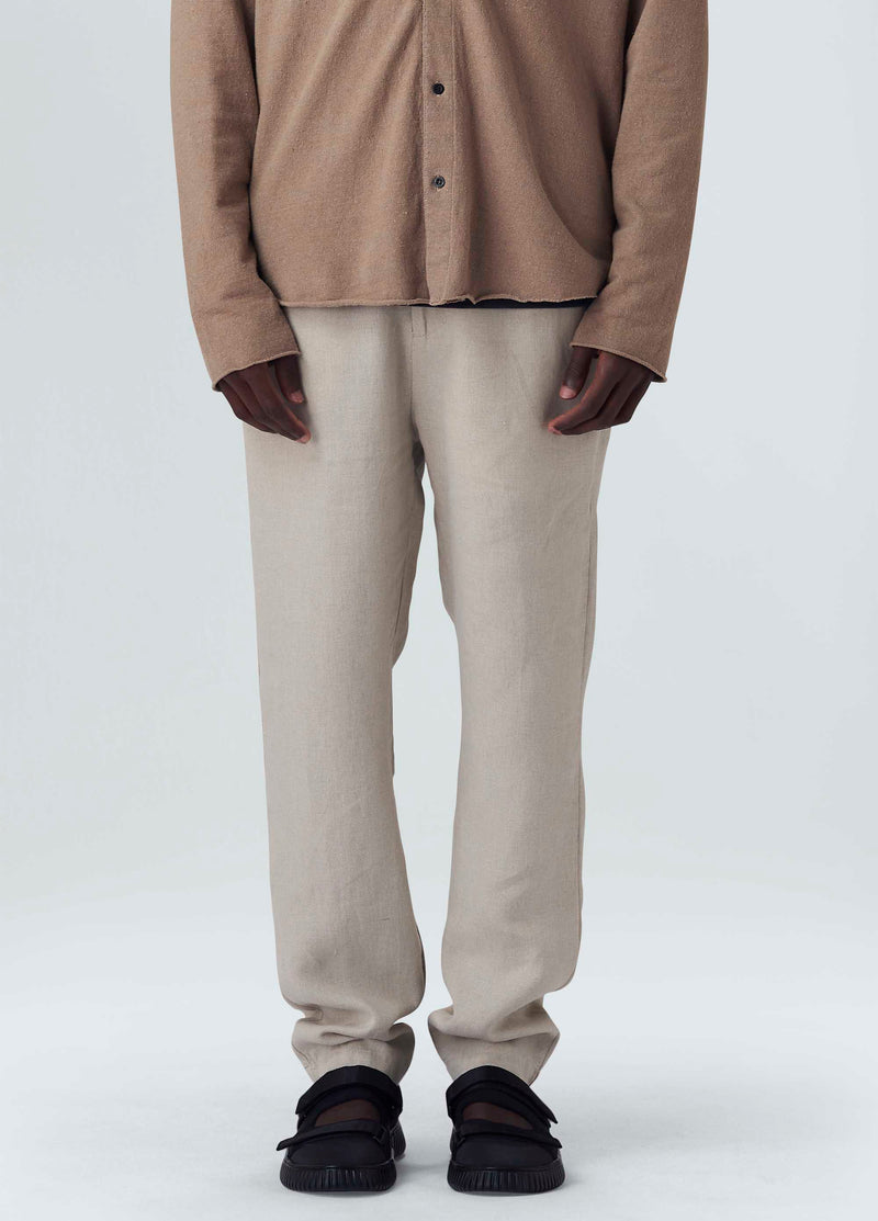Osklen-Calca Alfaiataria Natural Linen Classic Pants-Justbrazil