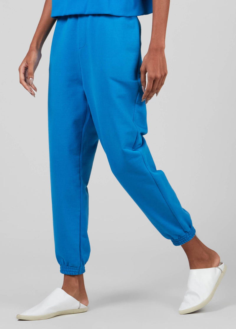 OSKLEN-SWEATPANTS-WOMEN PRIMARY BLUE SWEATPANTS-JUST BRAZIL