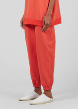 OSKLEN-SWEATPANTS-WOMEN PRIMARY CORAL SWEATPANTS-JUST BRAZIL