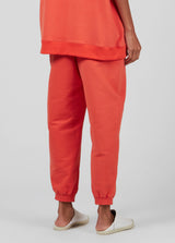OSKLEN-SWEATPANTS-WOMEN PRIMARY CORAL SWEATPANTS-JUST BRAZIL