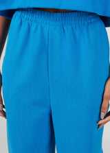 OSKLEN-SWEATPANTS-WOMEN PRIMARY BLUE SWEATPANTS-JUST BRAZIL