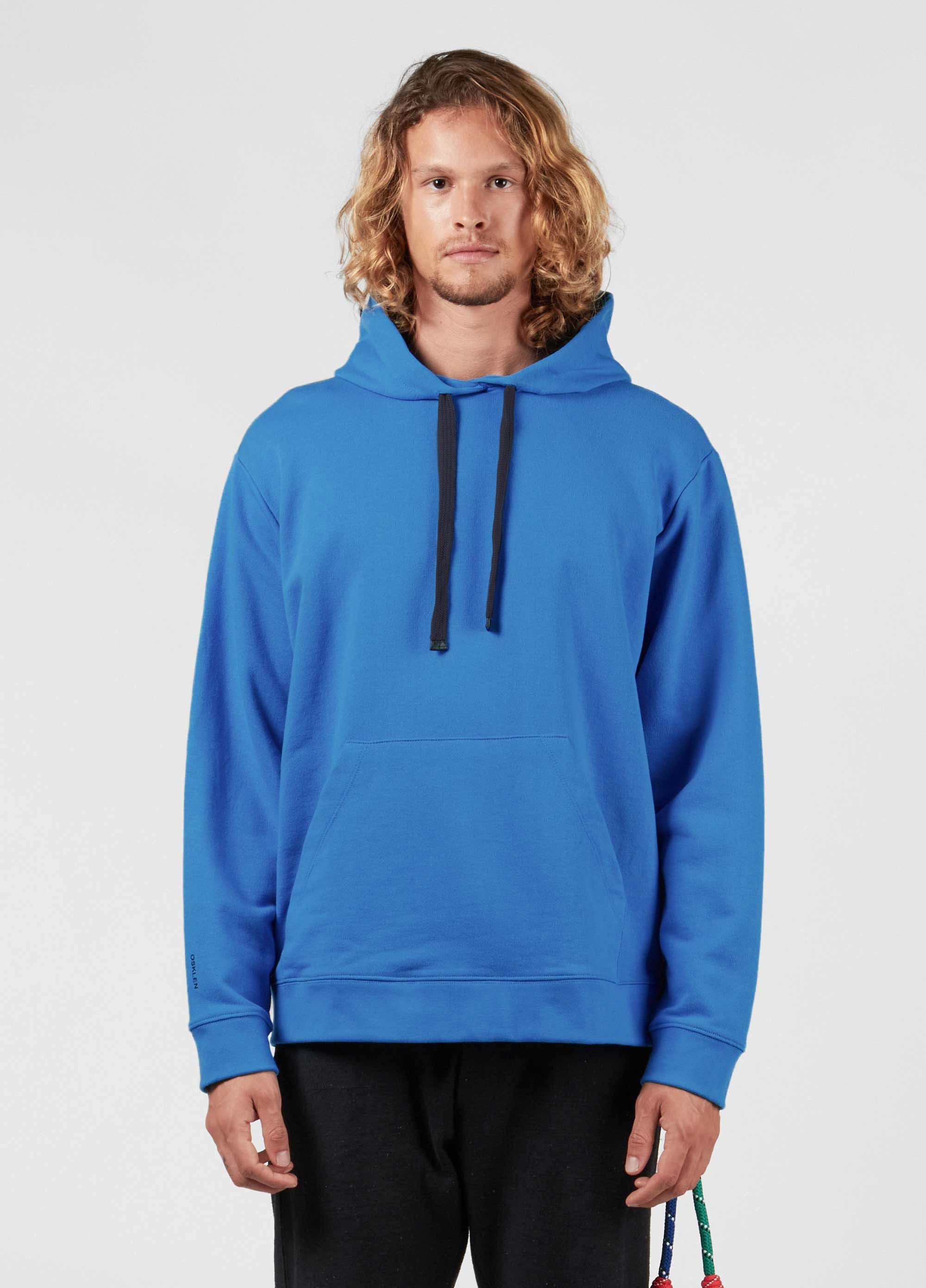 OSKLEN-SWEATSHIRT-AZUL MEN'S SWEATSHIRT-JUST BRAZIL