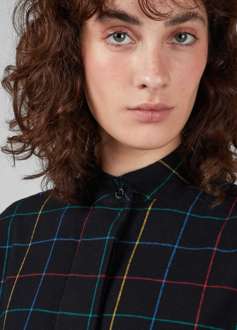 OSKLEN-SHIRT-RED YARN BLACK SHIRT-JUST BRAZIL