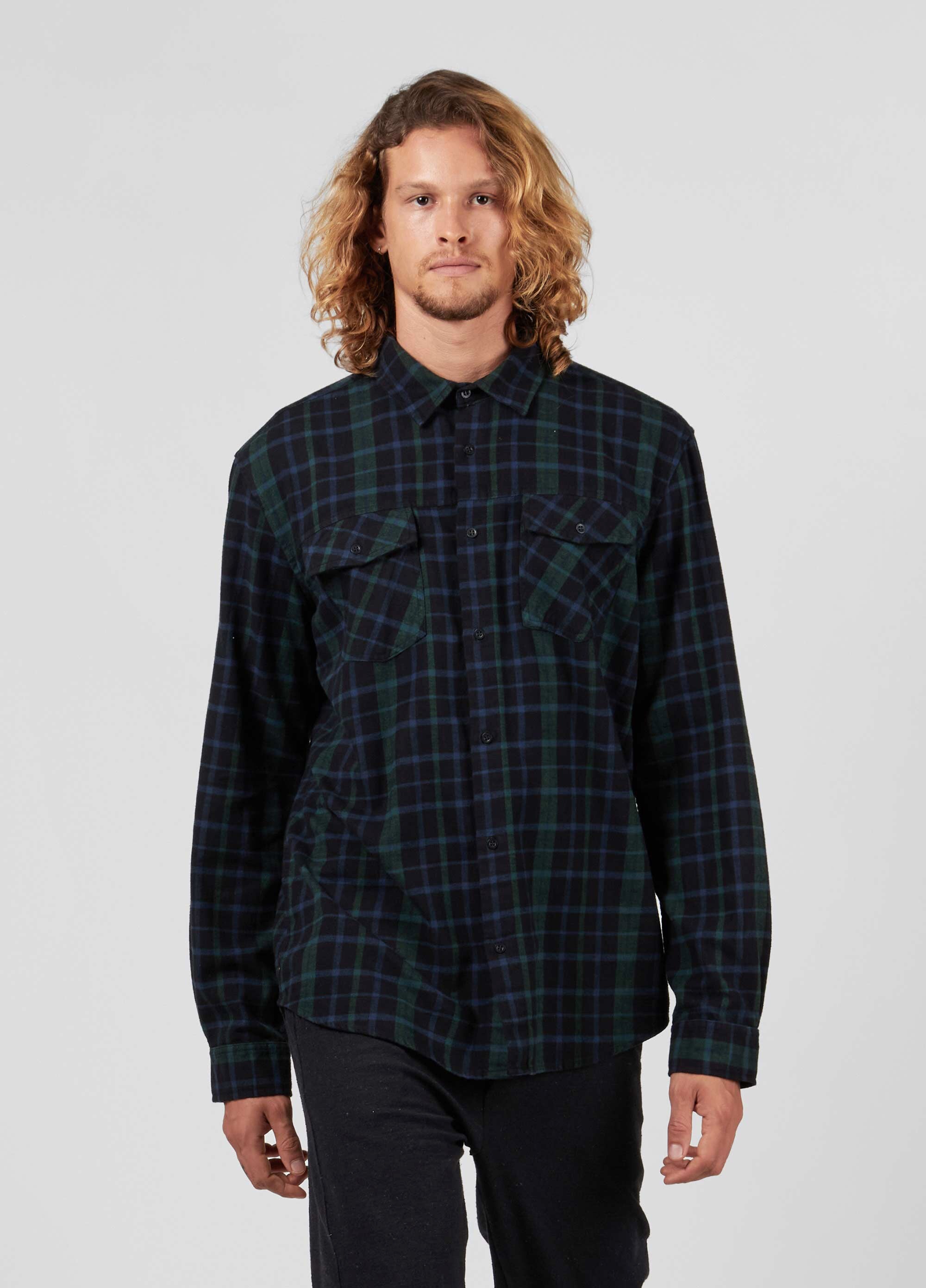 OSKLEN-SHIRT-TARTAN PLAID MI SHIRT-JUST BRAZIL