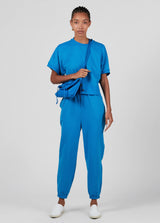 OSKLEN-SWEATPANTS-WOMEN PRIMARY BLUE SWEATPANTS-JUST BRAZIL